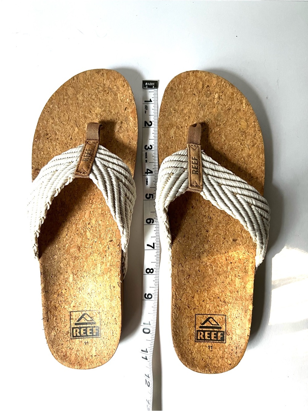 Reef Women’s Cork Sandals with Cream Rope Straps - Picture 6 of 9